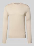 Regular fit gebreide pullover van viscosemix, model 'WYLER'
