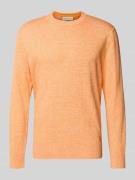 Regular fit gebreide pullover van katoen