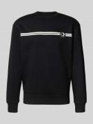 Regular fit sweatshirt van katoenmix
