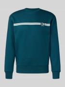 Regular fit sweatshirt van katoenmix