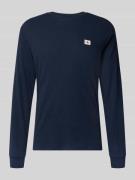 Shirt met lange mouwen en structuurmotief