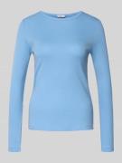 Slim fit shirt met lange mouwen van puur katoen