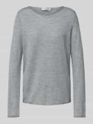 Regular fit gebreide pullover van scheerwol