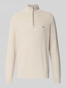 Gebreide pullover met schipperskraag