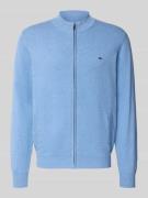 Gebreid jack met ritssluiting