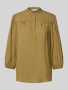 Blouseshirt met korte knoopsluiting