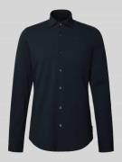 Shaped fit vrijetijdsoverhemd van puur katoen