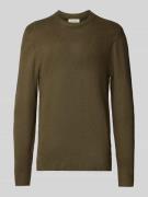 Regular fit gebreide pullover met ronde hals, model 'Heine'