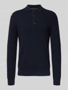 Gebreide pullover met kentkraag