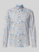 Casual fit vrijetijdsoverhemd met kentkraag en sportmanchetten