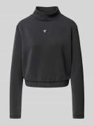 Sweatshirt met opstaande kraag, model 'OLYMPE'