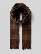 Sjaal van een mix van wol en kasjmier, model 'Plaid'