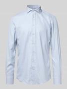 Slim fit zakelijk overhemd met haaikraag, model 'Cutaway'