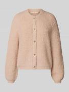 Regular fit gebreid jack van alpacamix, model 'College'