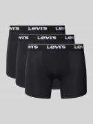 Boxershort met band met label in een set van 3 stuks