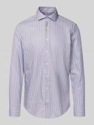 Slim fit zakelijk overhemd met kentkraag