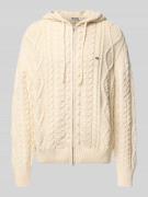 Gebreid jack met kabelpatroon