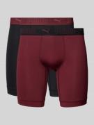 Boxershort met label in band in een set van 2 stuks