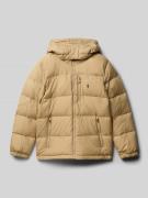 Gewatteerd jack met logostitching