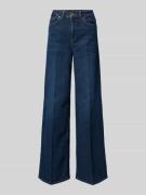 Wide leg jeans met persplooien, model 'SEVENTY'