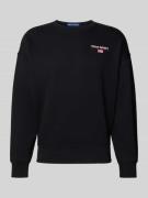 Sweatshirt met labelstitching