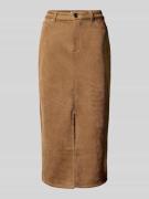 Midirok met contrastnaden, model 'STINA LIFE'