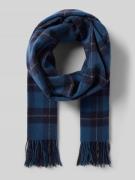 Geruite sjaal met franjes