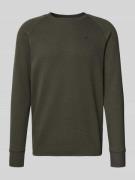 Regular fit shirt met lange mouwen in gebreide look, model 'Jirgi'