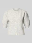 Cardigan met wol en knoopsluiting, model 'Turdy'