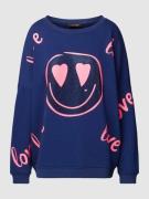 Regular fit sweatshirt met effen design