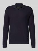 Gebreide pullover met ribboorden, model 'MILANO'