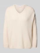 Gebreide pullover van een mix van kasjmier en zijde