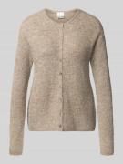 Gebreid jack met ronde hals, model 'KAMARA'