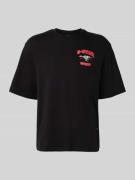 Regular fit T-shirt met logoprint, model 'Running Dog'