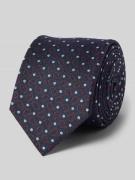 Zijden stropdas met structuurmotief