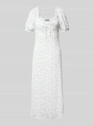 Midi-jurk in kreuklook, model 'Ilma'