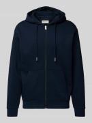 Regular fit sweatjack van katoenmix