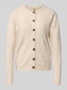 Gebreid jack met ronde hals, model 'ORLEAN'