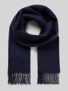 Wollen sjaal met franjes