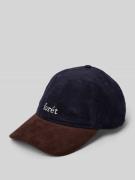 Baseballpet van corduroy met labelstitching, model 'HAWK'