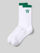 Sokken met elastische ribboordjes en logo