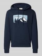 Hoodie met motiefprint, model 'SUN'