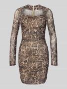 Mini-jurk met vierkante hals, model 'BERNARDETTE'