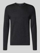 Regular fit pullover van wolmix