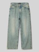 Wide fit jeans met steekzakken, model 'ALEX'