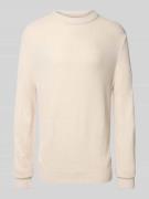 Gebreide pullover met ronde hals, model 'ROY'