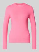 Gebreide pullover van viscosemix met ronde hals