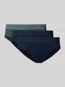 Slip met elastische band met logo in een set van 3 stuks