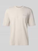 T-shirt met labelpatch