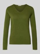 Regular fit gebreid shirt van een mix van katoen en viscose